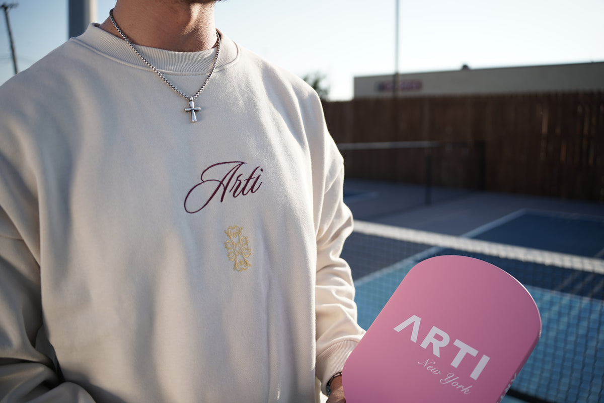 Heavyweight crewnecks.