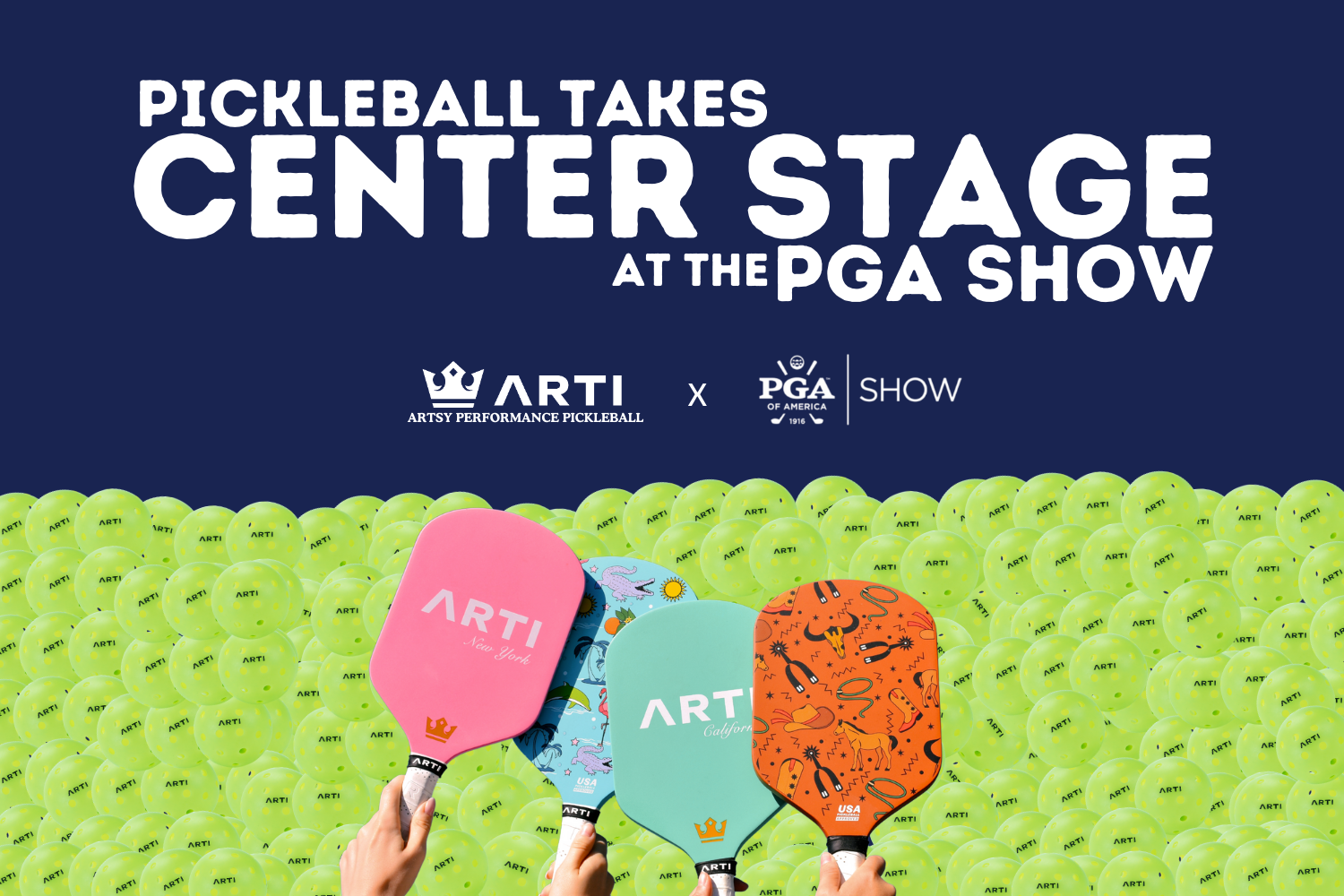 Pickleball takes Center Stage at the PGA Show