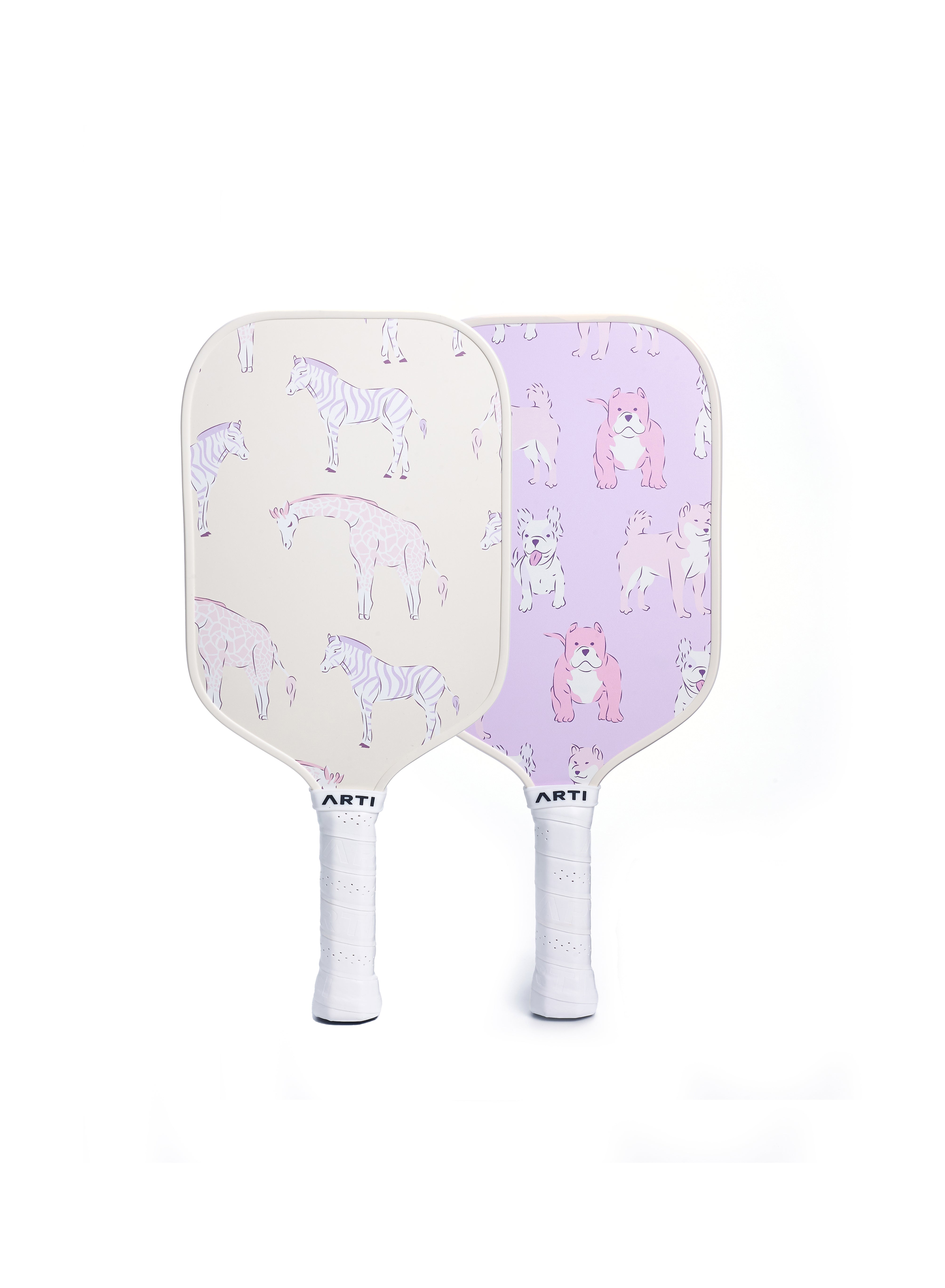 Dogs & Giraffes Pickleball Paddle Set: 2-Paddle Kit · ARTI Pickleball