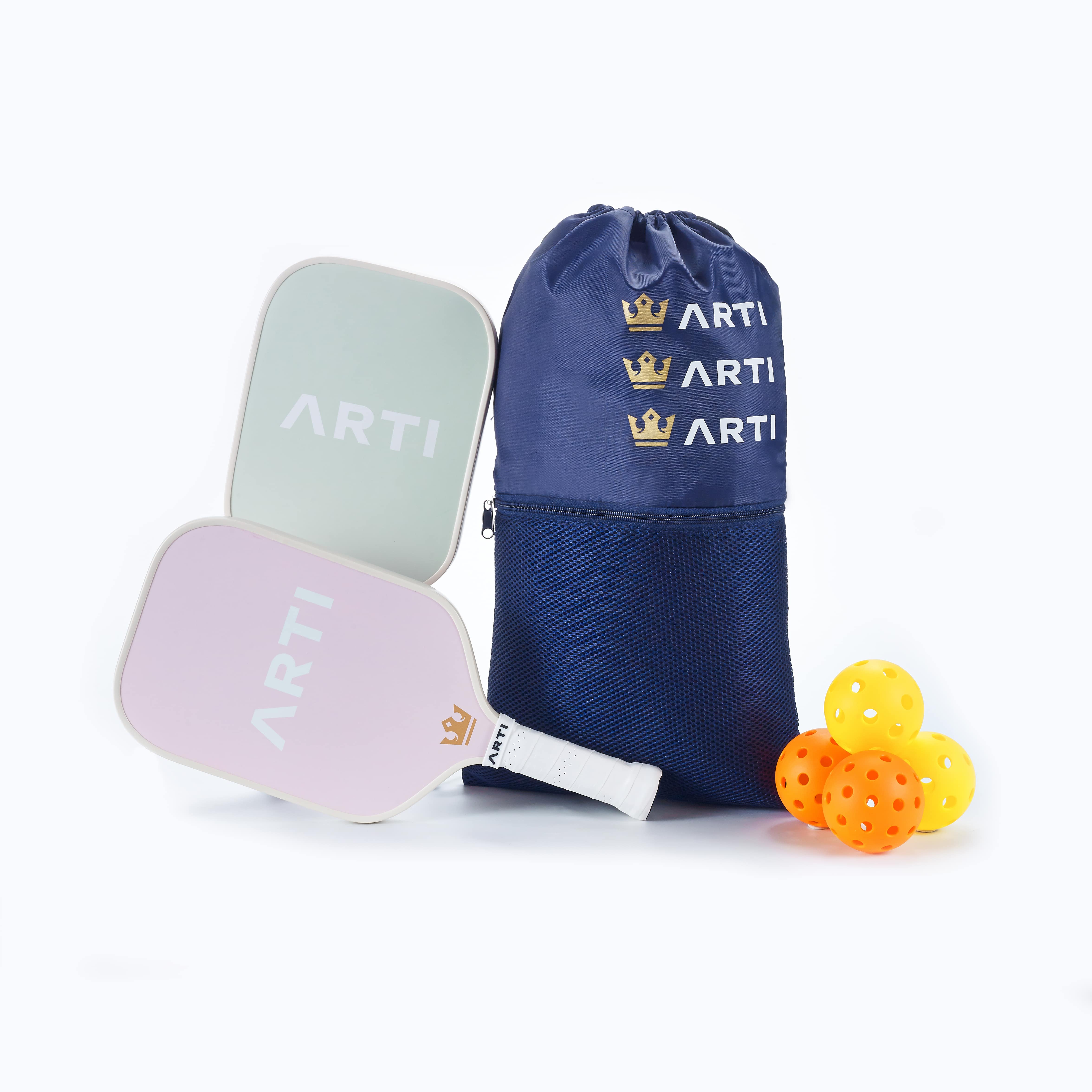 卓上　ビタミンカラーオリジナルアーティフィシャルフラワー Flowers Pickleball Paddle Set: Floral 2-Paddle Kit | ARTI · ARTI