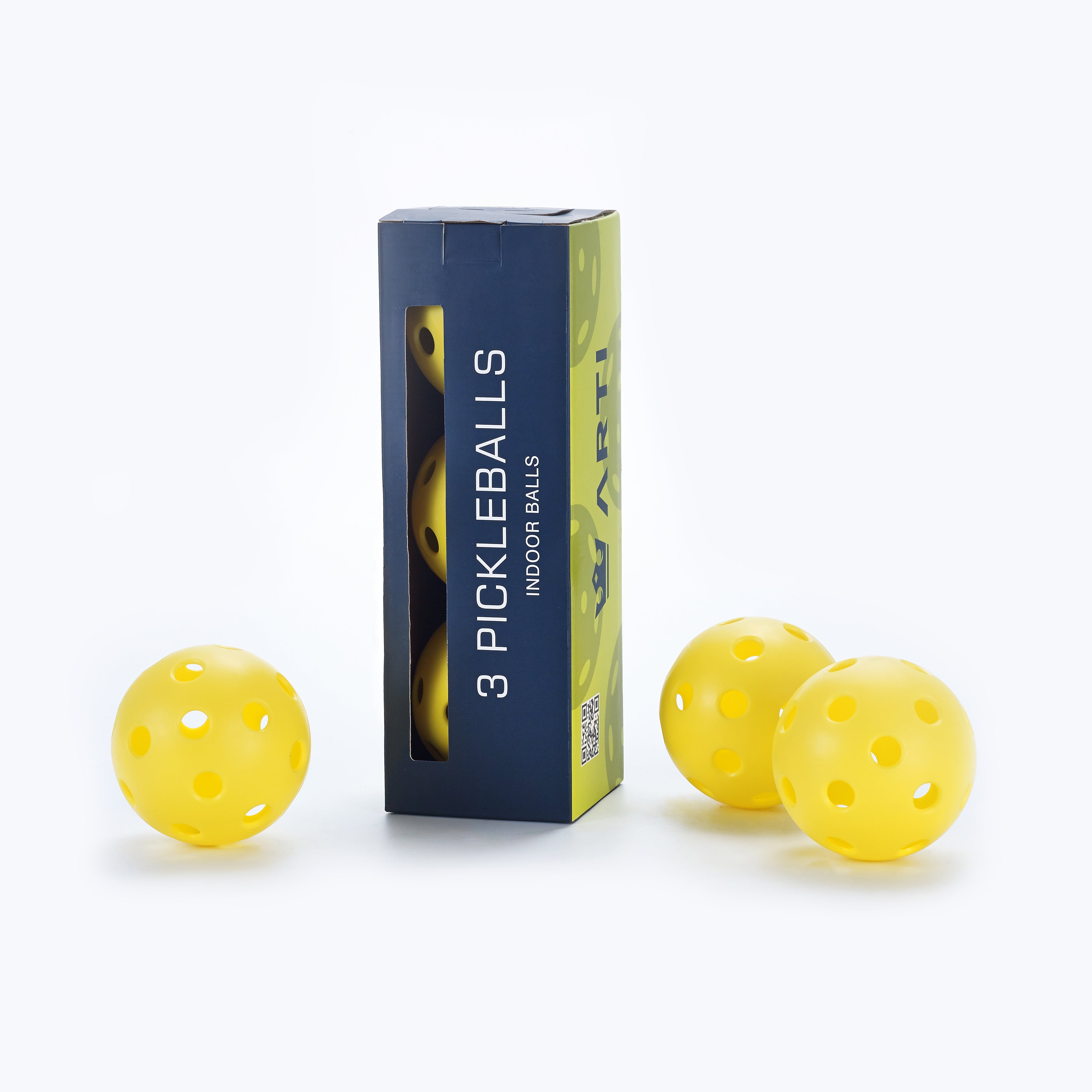 ARTI indoor pickleball balls 6-pack (image 1)