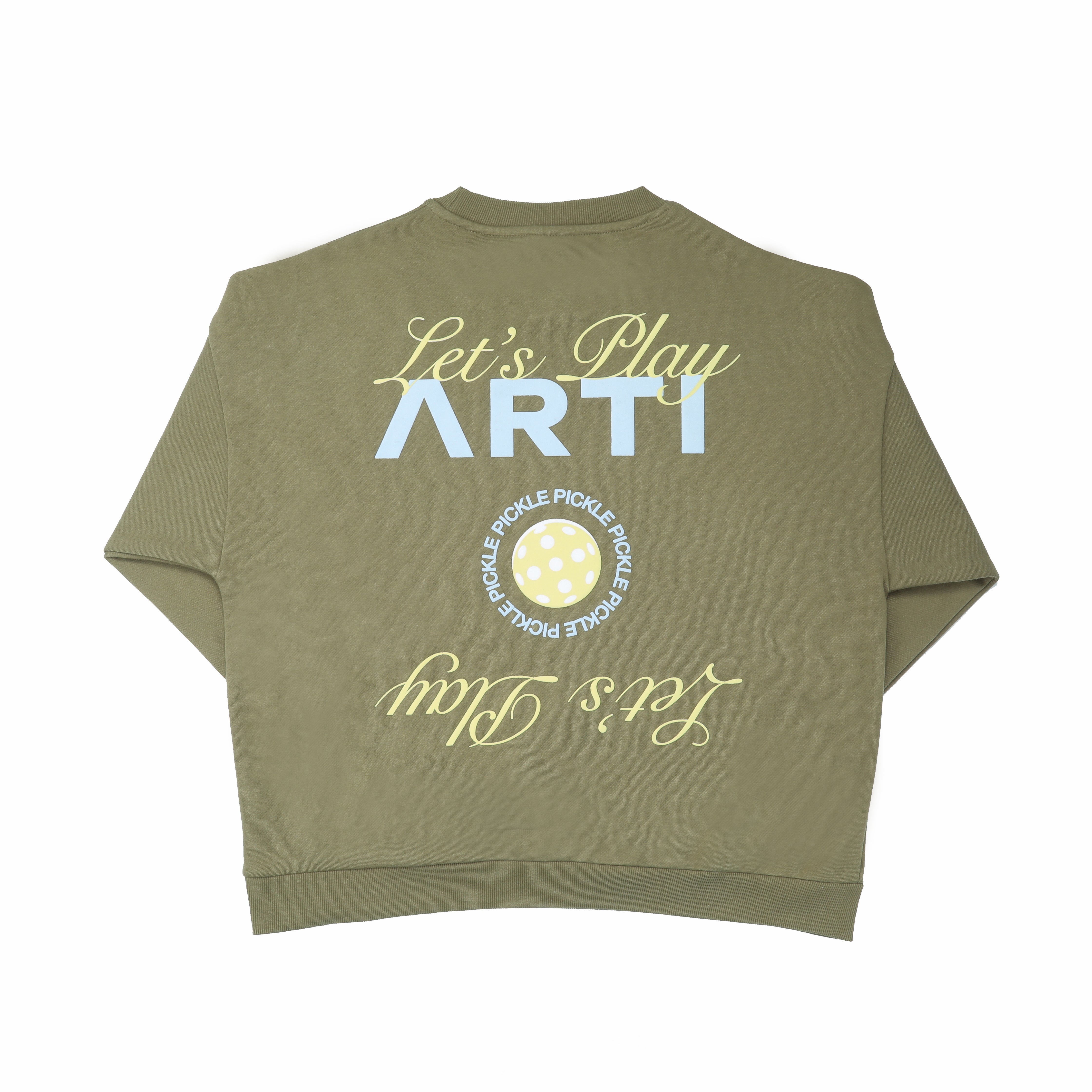 ARTI “Let’s Play” Heavyweight Crewneck – Olive