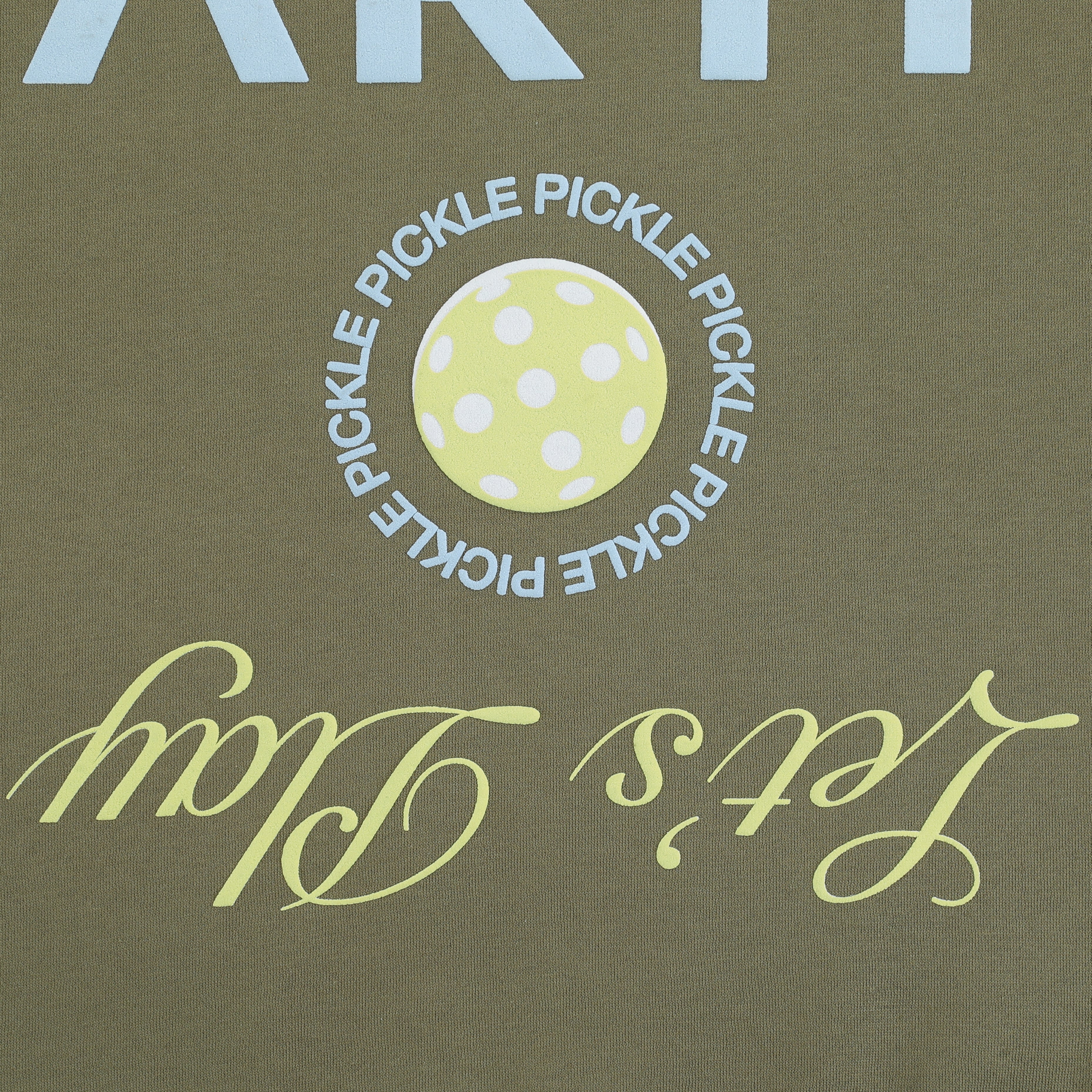 ARTI “Let’s Play” Heavyweight Crewneck – Olive