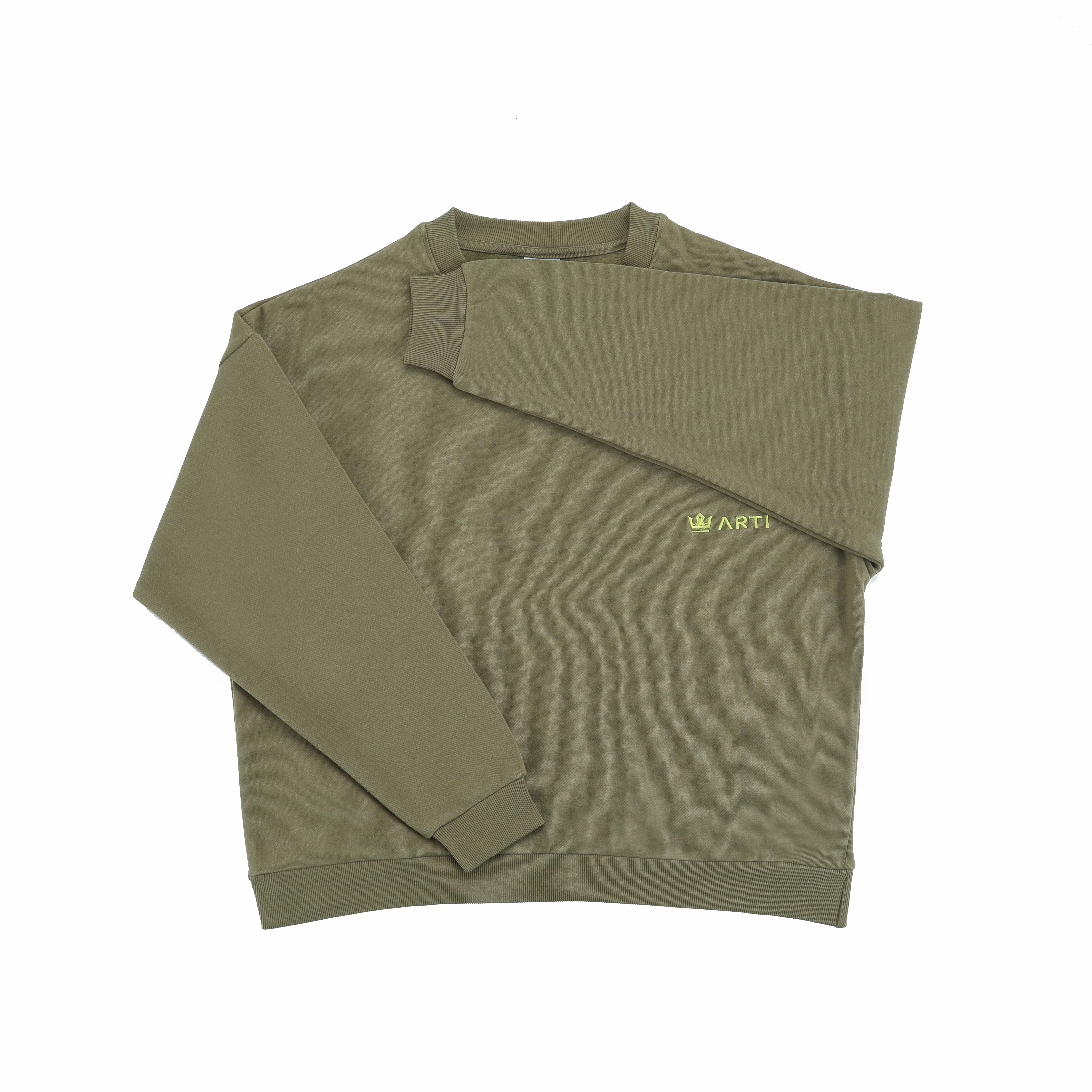 ARTI “Let’s Play” Heavyweight Crewneck – Olive