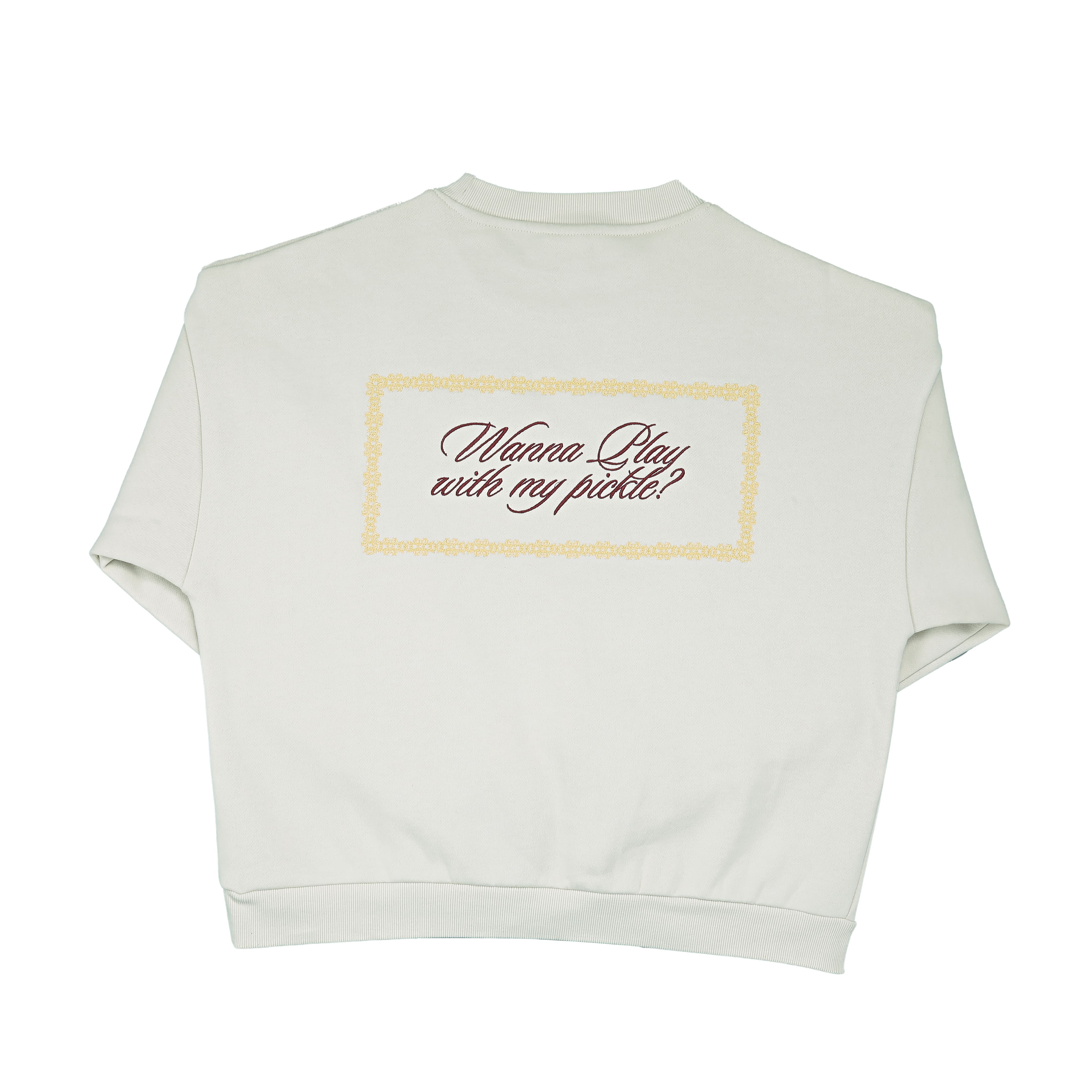 Wanna Play With My Pickle? Crewneck — Ivory | ARTI
